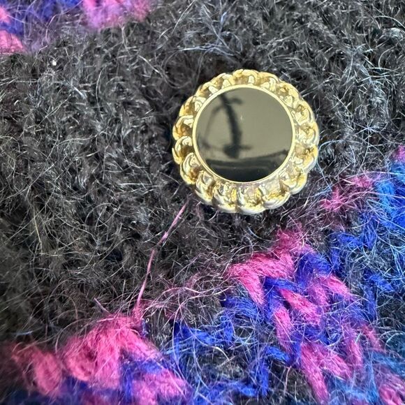 Vintage Amanda Smith Classic Mohair Blend Cardigan L - Picture 4 of 7